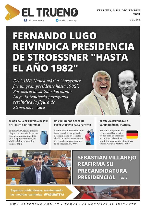 E-paper 3 de diciembre 2021 - El Trueno