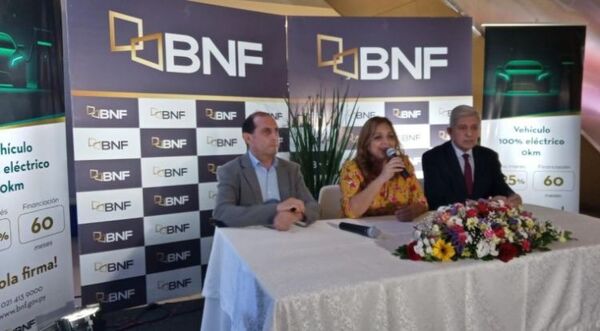 BNF lanza crédito para compra de vehículos 100 % eléctricos