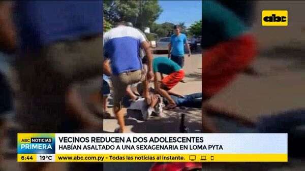 Vecinos reducen a dos adolescentes - ABC Noticias - ABC Color