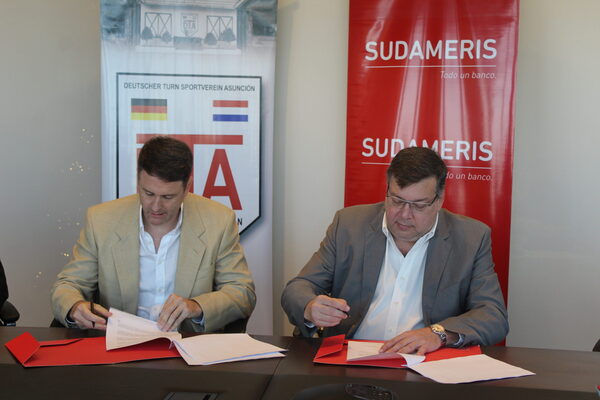 Banco Sudameris y el Club Alemán firman acuerdo que traerá beneficios exclusivos a sus socios