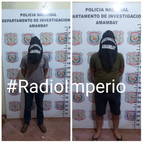 Policía detiene a dos sujetos por faenamiento clandestino de animal vacuno en la ARP