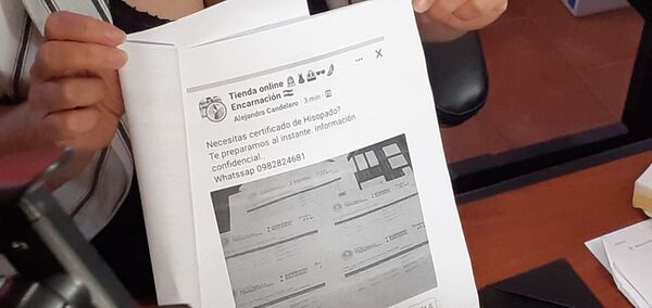 Allanan un local donde hacían “PCR negativo” de manera clandestina para cruzar la frontera en Encarnación-Posadas - Nacionales - ABC Color