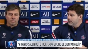 Pochettino estalla en conferencia y desafía