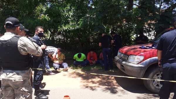 Caen cuatro peligrosos delincuentes tras persecución policial - Megacadena — Últimas Noticias de Paraguay