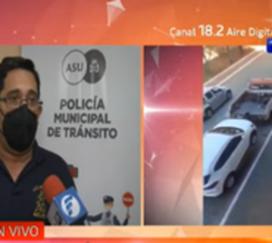 Ex futbolista a los golpes con un PMT en Asunción - Paraguay.com