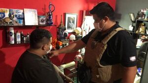 Un tatuador fue detenido por microtráfico en Lambaré