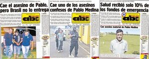 Cruce de llamadas tumbó a los tres asesinos del periodista Pablo Medina - Nacionales - ABC Color