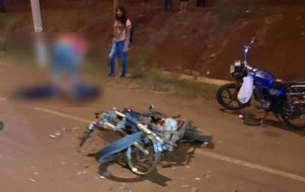 Choque entre motos deja un muerto y otro herido - ABC en el Este - ABC Color
