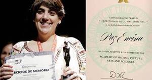 La Nación / Encina fue aceptada en la academia de Hollywood