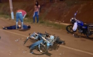 Motociclista muere tras violento choque frontal