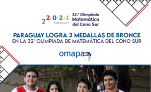 Diario HOY | Paraguay logra tres medallas de bronce en la 32º Olimpiada Matemática del Cono Sur