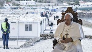 De regreso en Lesbos, Francisco pidió por los refugiados: "Está en juego el futuro de todos" - .::Agencia IP::.