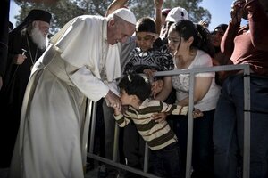 El papa Francisco denunció el abandono de los migrantes en Lesbos - Megacadena — Últimas Noticias de Paraguay
