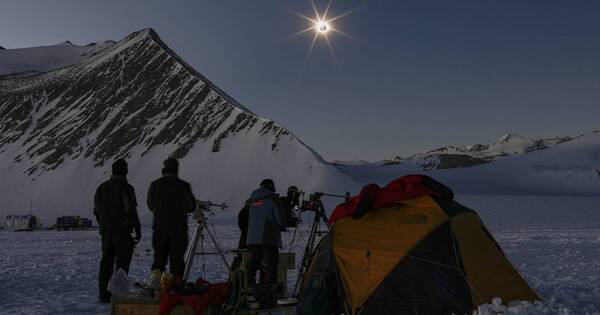 La Nación / Eclipse solar en la Antártida, con -15 grados, costó US$ 40.000
