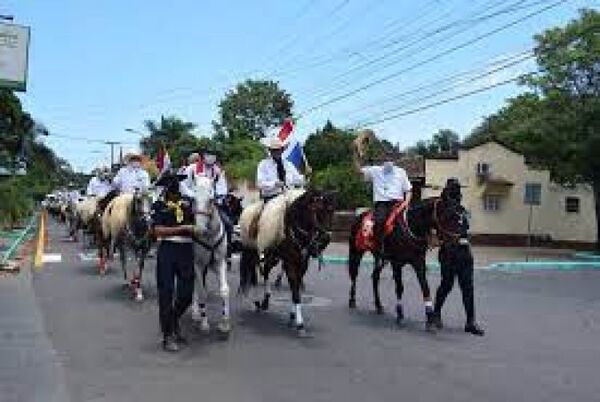 Jinetes del Paraguay peregrinaron hoy a Caacupé