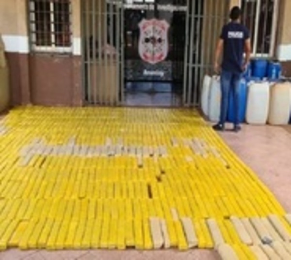 Zanja Pytá: Incautan casi 600 kilos de droga - Paraguay.com