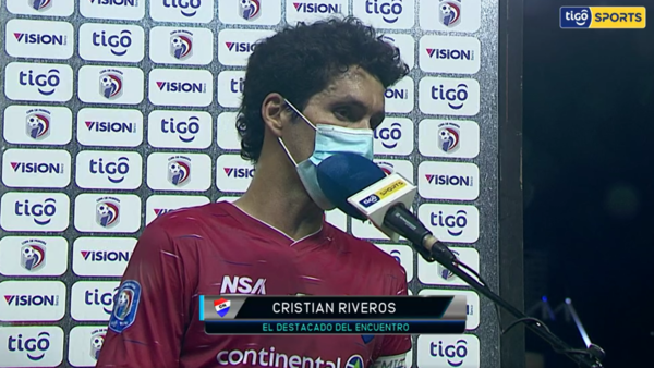 Cristian Riveros, el destacado en Nacional