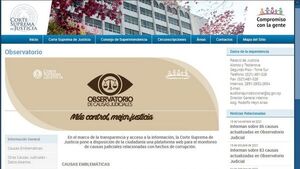 Exigen modernizar sitio judicial  para seguir los casos de corrupción