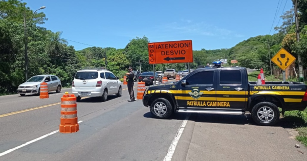 Operativo Caacupé: Patrulla Caminera habilita desvíos e intensifica controles en ruta - .::Agencia IP::.