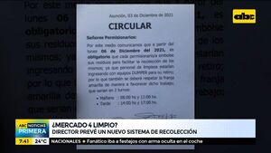 Director del Mercado 4 prevé nuevo sistema de recolección - ABC Noticias - ABC Color