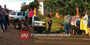 GRAVE ACCIDENTE EN EL ACCESO AL B° ARROYO PORA - Itapúa Noticias