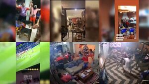 Los mejores festejos del agónico gol de Juan Patiño que consagró campeón del torneo Clausura a Cerro Porteño - Cerro Porteño - ABC Color
