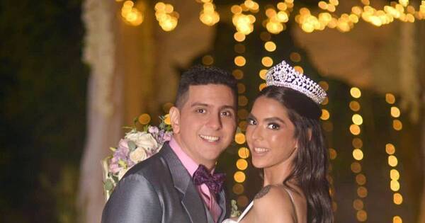 La Nación / El ex Calle 7 Chelo Amaral y la cantante Natalia Balbuena se casaron