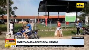 Entrega tardía de kits de alimentos en el Alto Paraguay - ABC Noticias - ABC Color