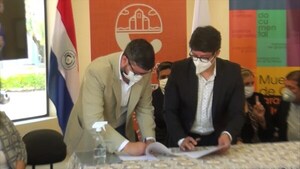 Importante firma de convenio para impulsar la creación de contenidos audiovisuales en Encarnación