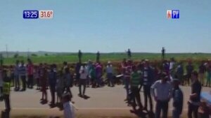 Masiva protestas contra desalojos en Hugua Po’i | Noticias Paraguay