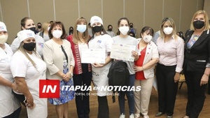 BENEFICIARIAS AGRADECEN REALIZACIÓN DE CURSO DE INDUSTRIALIZACIÓN - Itapúa Noticias