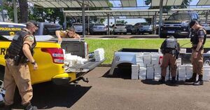 Incautan 255 kilos de pasta base de cocaína en la frontera - ABC en el Este - ABC Color