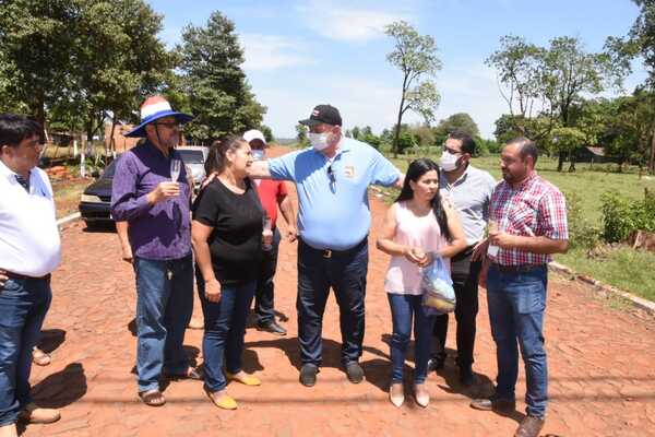 Minga Guazú: Gobernación invirtió G. 942 millones en 21 cuadras de empedrados
