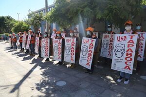 Recuerdan a peregrinos usar tapaboca y mantener la distancia