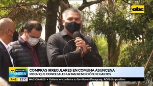 Irregularidades en Comuna Asuncena: piden que concejales urjan rendición de gastos - ABC Noticias - ABC Color