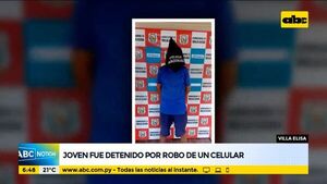 Joven fue detenido tras robar un celular - ABC Noticias - ABC Color