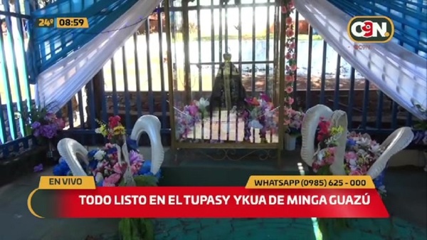 Todo listo en el Tupãsy Ykua de Minga Guazú - C9N