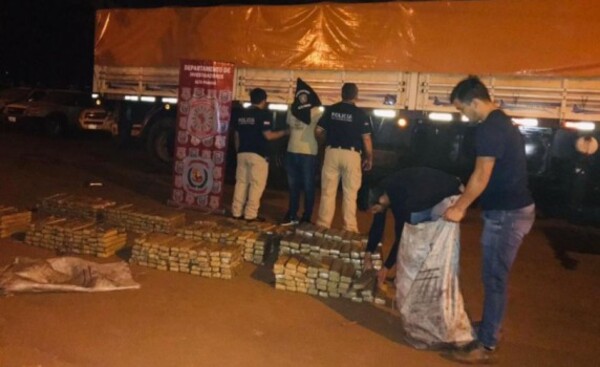 Incautan más de 500 kg de marihuana ocultas en las ruedas de un camión