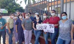 Personal de blanco protesta por falta de cobro del mes de noviembre - OviedoPress