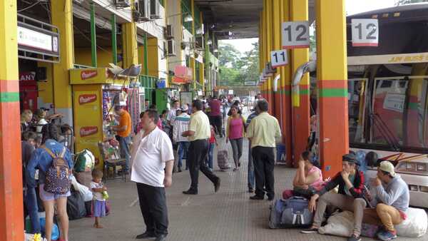 Terminal de Ómnibus de Asunción operará 24 horas en espera de peregrinos - ADN Digital