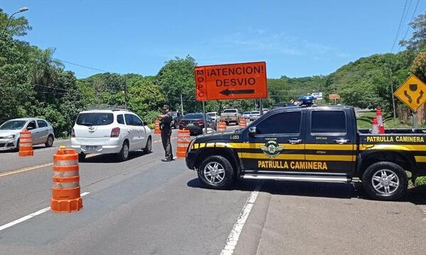 Operativo Caacupé: Patrulla Caminera habilita desvíos para vehículos – Prensa 5