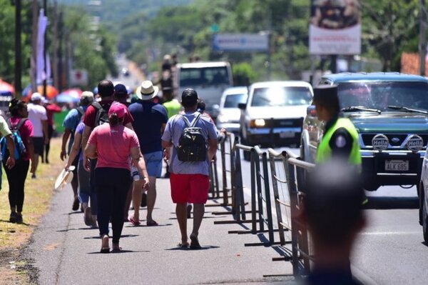 Tradicionales desvíos a Caacupé empiezan desde esta tarde y la circulación de ciclistas queda prohibida
