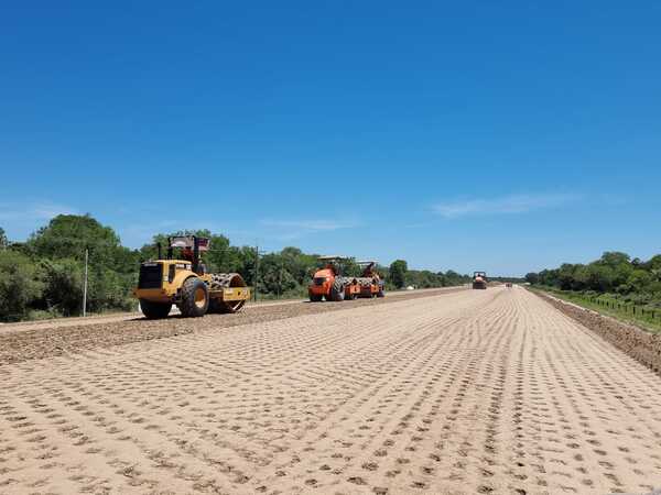 Obra 1 de la ruta Alberdi – Pilar alcanzó 33% de ejecución