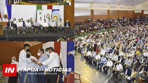 GOBERNADOR PRESENTE EN EL ACTO DE ENTREGA DE APORTES DE LA EBY EN ITAPÚA. - Itapúa Noticias