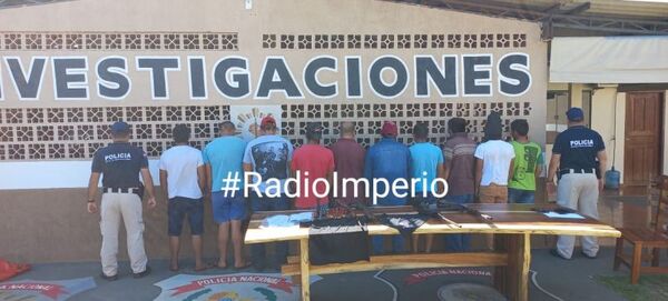 Tras allanamiento de viviendas detienen a 10 personas e incautan armamentos y drogas
