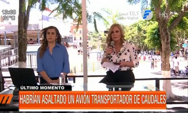 Asaltaron un avión que transportaba dinero | Telefuturo
