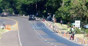 La Nación / Caacupé: Caminera demorará a ciclistas y dará paso solo a peregrinos que van a pie