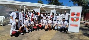 La UMAX asiste a los peregrinos que llegan hasta Caacupé - Empresariales - ABC Color