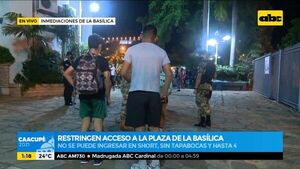 Restringen acceso a la plaza de la Basílica - ABC Noticias - ABC Color