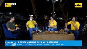 Lucas Chaparro, el joven que llevó serenata por séptima vez a la Virgen de Caacupé - ABC Noticias - ABC Color